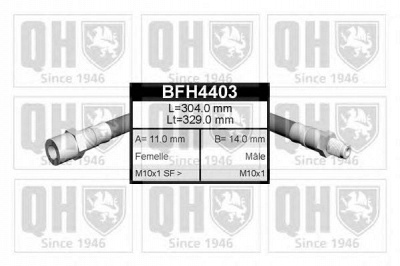 QUINTON HAZELL bfh4403 -  Тормозной шланг